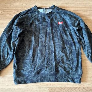 Lululemon Athletica Camouflage Team Canada Crewneck Sweater